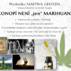 Konopí není „jen“ marihuana – přednáška