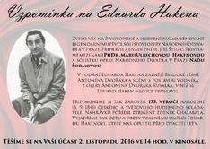 Vzpomínka na Eduarda Hakena